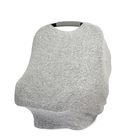 Aden + anais snugglefit knit cover - like new - heather grey - - Picture 1 of 5